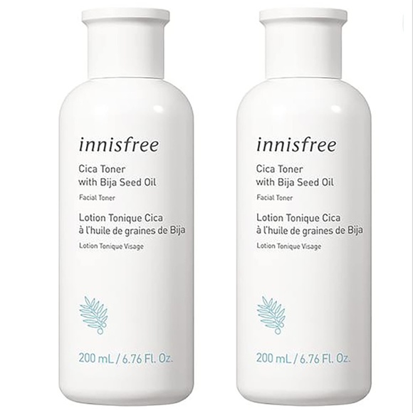 Lot 2pc New Korean INNISFREE Cica Facial Toner Seed Oil K-Beauty 200ml